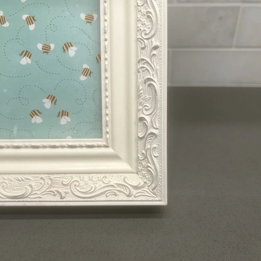 Ornate Antique white,Distressed, French Country,Farmhouse 8
